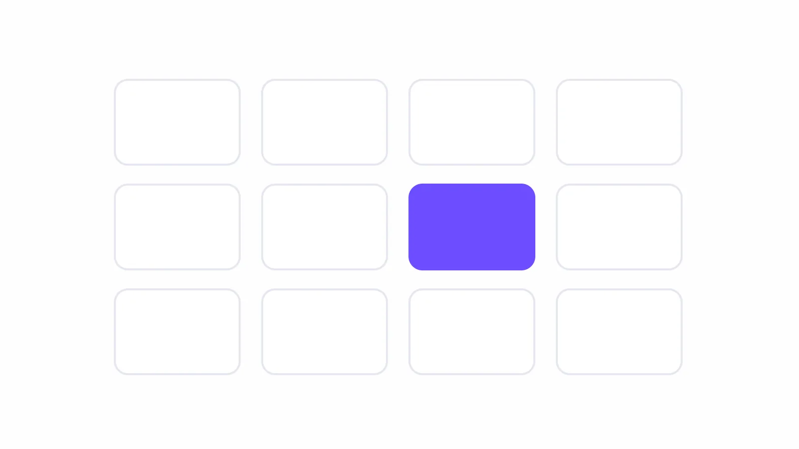How can AI help my website? Six real jobs and three it cannot do: a four by three grid of white tiles with thin grey borders and one filled brand-coloured tile